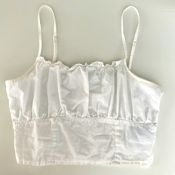 H&M White Crop Top - Picture 1 of 3